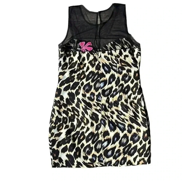 Boohoo Aaliyah Leopard Print Midi Dress Size 12 NWT - Picture 2 of 7